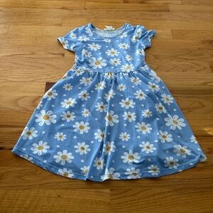 Blue Floral Kids Dress